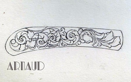 Эскизы для гравировки на ножах