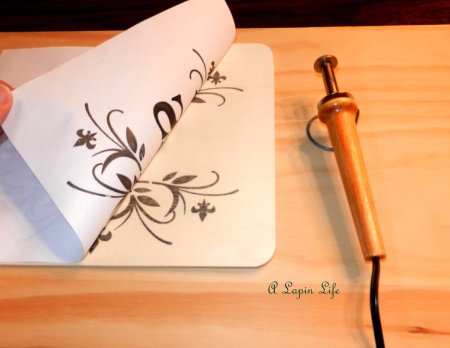 Пирография на бумаге