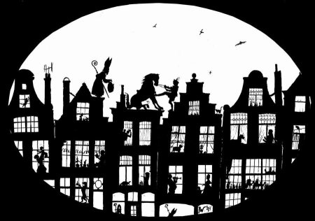 Силуэты старинных домов