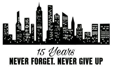 Силуэты домов ночного города