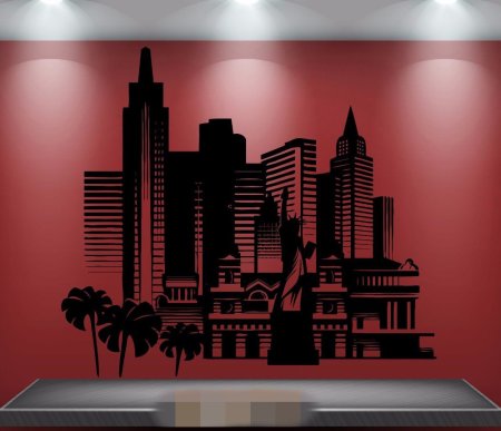 Силуэтная роспись стен