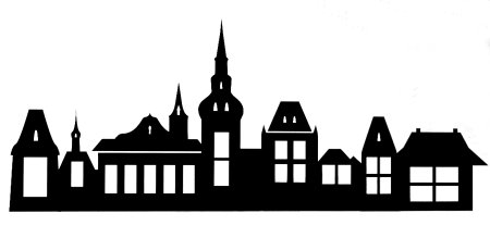 Силуэт старого города