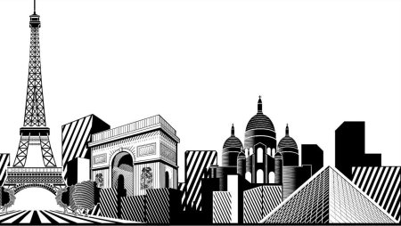 Силуэт Парижа