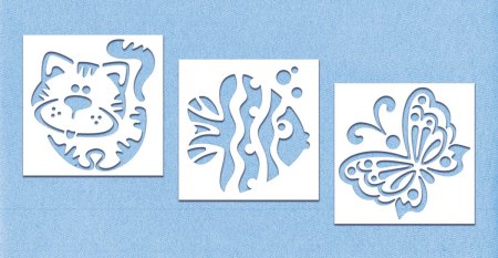 Трафарет для нанесения рисунка на ткань