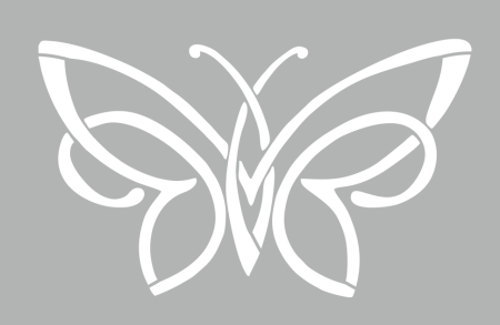 Трафареты бабочек для декора стены