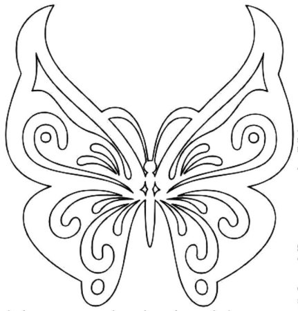 Вытынанки бабочки