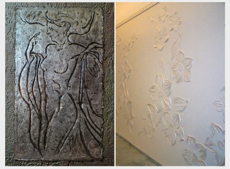 Трафарет для фактурной штукатурки