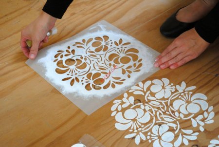 Трафареты для декора стола