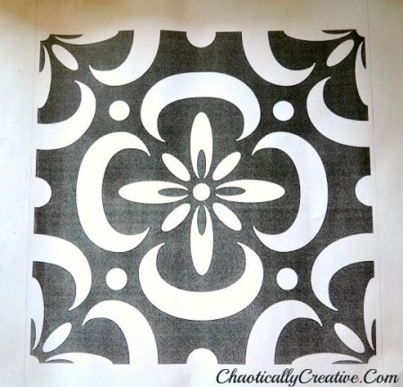 Трафареты для покраски пола геометрии