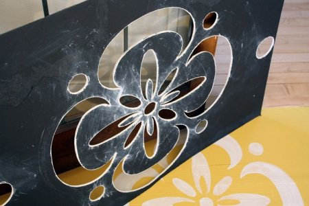 Трафарет на пол