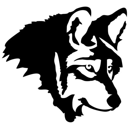 Очертание волка