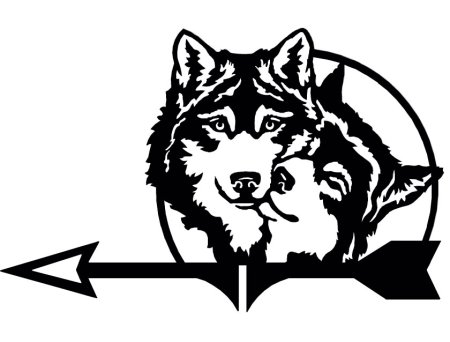 Векторное изображение волка