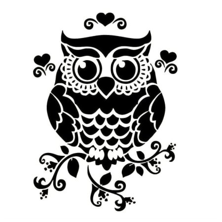 Черно-белый цветок