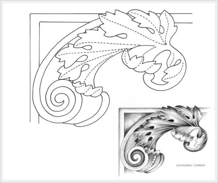 Резьба по дереву эскизы