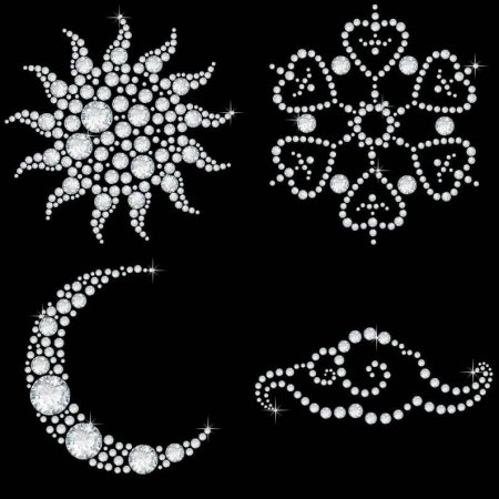 Узоры из страз