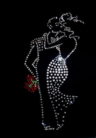 Трафарет для страз