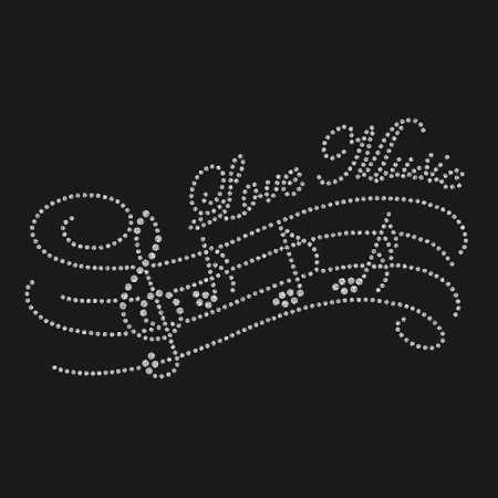 Трафарет из страз