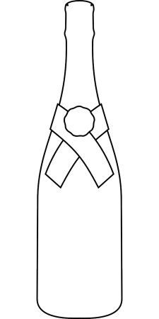 Трафарет бутылки