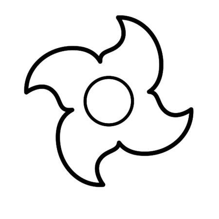 Спиннер трафарет