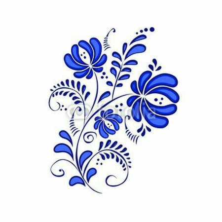 Цветочные орнаменты и узоры для росписи