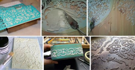 Трафареты для текстурной пасты