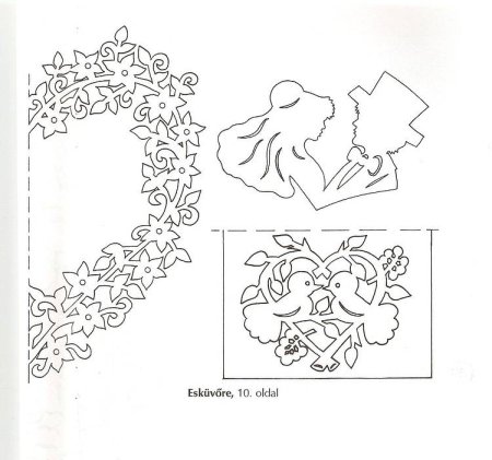 Схемы для вырезания из бумаги