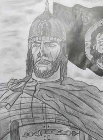 Александр Невский раскраска