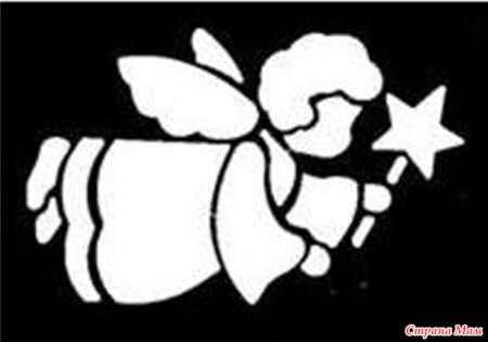 Трафареты для снега на окна