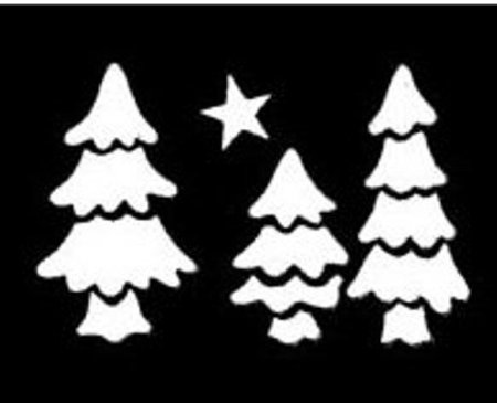 Трафареты на окна для рисования зубной пастой