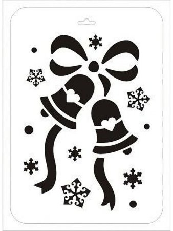 Новогодние трафареты для рисования на окнах