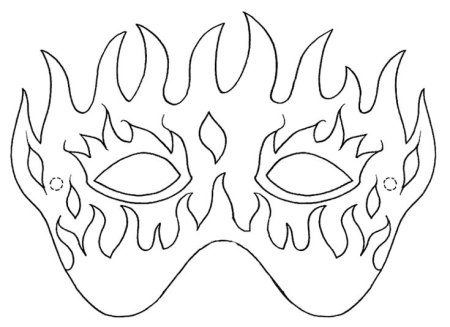 Трафарет - маска