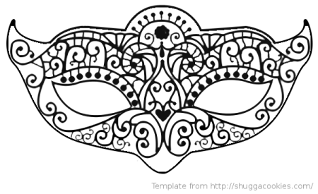 Эскиз маски для глаз