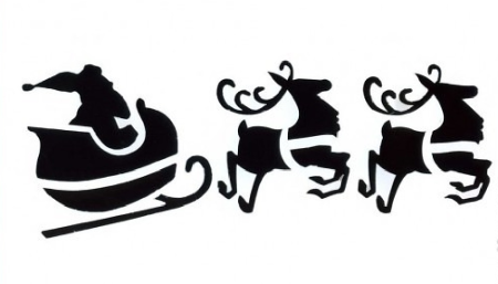 Трафареты снежинок для краски