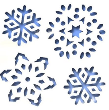 Новогодние наклейки на окна трафареты