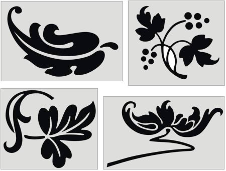 Новогодние узоры на зеркале