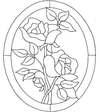 Цветы трафарет для рисования