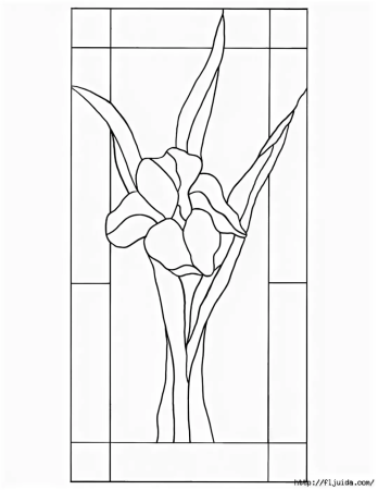 Трафареты для витражной росписи по стеклу