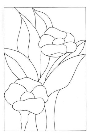 Трафареты для витражной росписи по стеклу