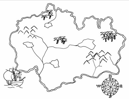 Карта для разукрашивания