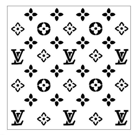 Трафарет lv