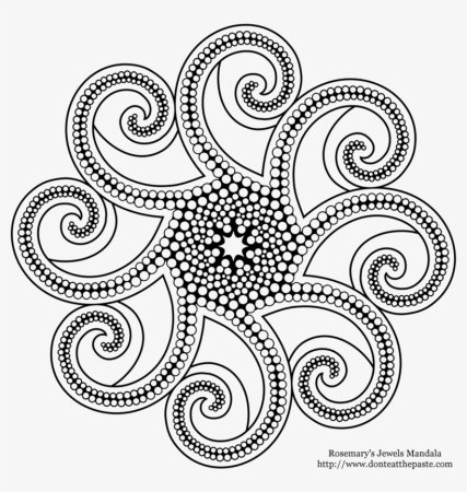 Точечная роспись трафареты