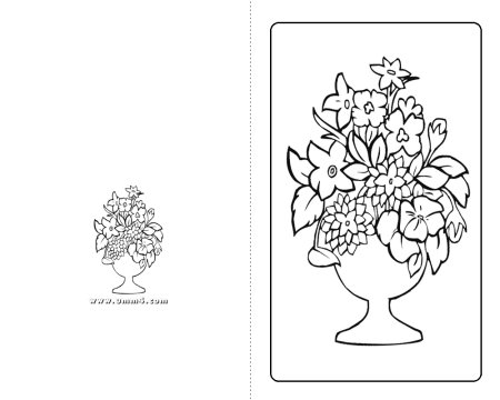 Раскраска сердечко с цветочками