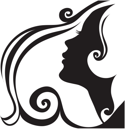 Силуэт женского лица