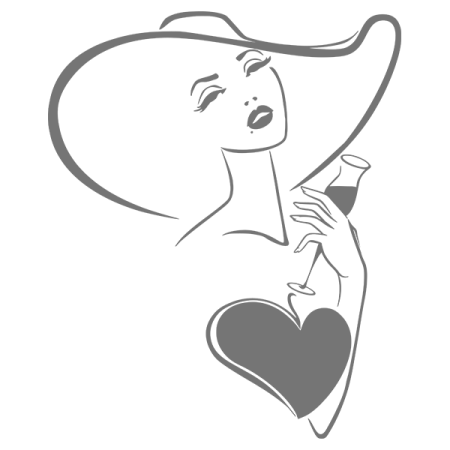 Контур девушки