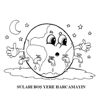 День воды раскраска