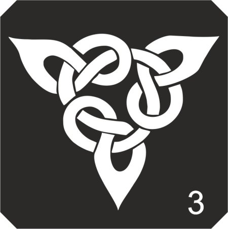 Трафарет для травления металла на топоре