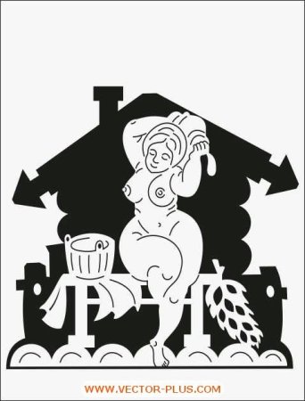 Банный веник табличка