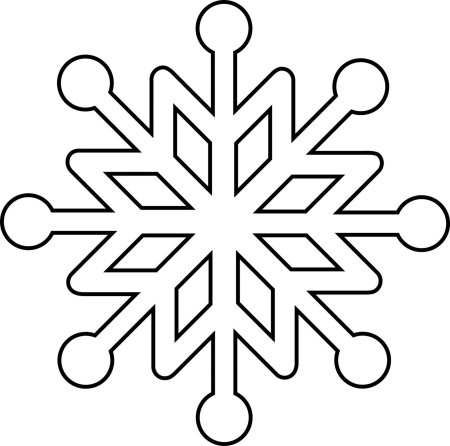 Снежинки на окна трафареты