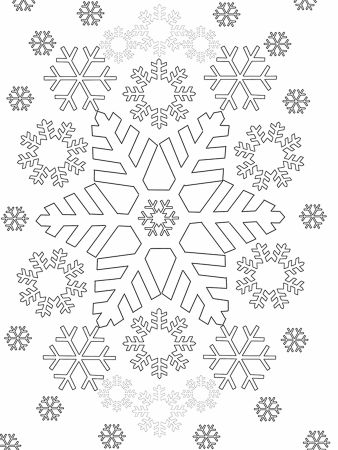 Веселые снежинки шаблоны