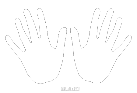 Ладошка шаблон